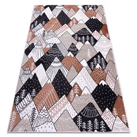 Tapis FUN Tops pour enfants, montagnes, crème, F.H.Kabis