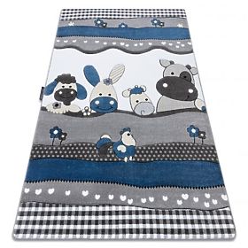 Tapis PETIT FERME ANIMAUX, bleu