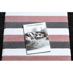 Tapis PETIT MALÝ, CŒUR, ÉTOILES, rose, F.H.Kabis