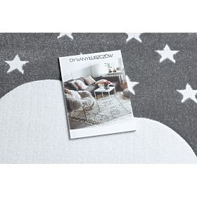 Tapis PETIT NUAGE, ÉTOILES, gris, F.H.Kabis