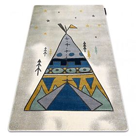 Tapis PETIT TIPI TENTE, gris, F.H.Kabis