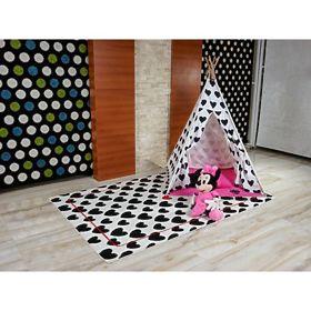 Tapis SKETCH - F755 crème/noir - cœur