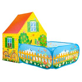 Tente pour enfants maison de jeu piscine à balles ferme IPLAY