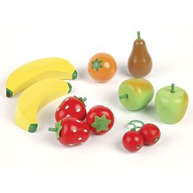 Tidlo Caisse en bois avec fruits, Tidlo