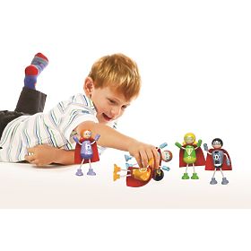 Tidlo Figurines en bois Super-héros