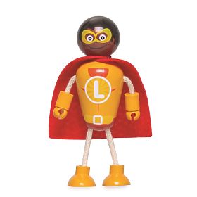 Tidlo Figurines en bois Super-héros