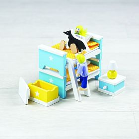 Tidlo Meuble en bois chambre d'enfant jaune