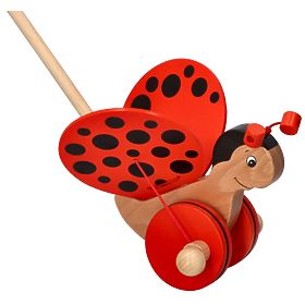Tirant un animal sur un bâton - Coccinelle, Goki