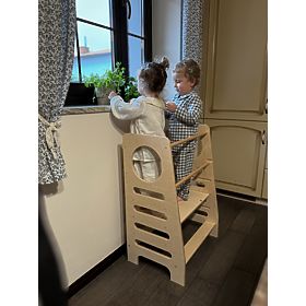 Tour d'apprentissage DOUBLE M pour frères et sœurs - naturel