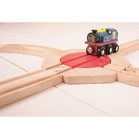 Tourniquet ferroviaire Bigjigs avec 4 sorties
