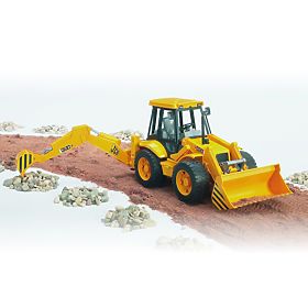 Tracteur Bruder JCB chargeur frontal avec pelle