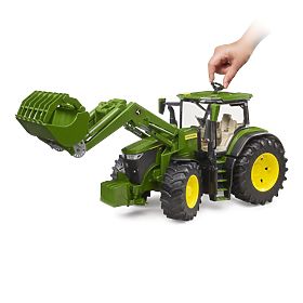 Tracteur Bruder John Deere 7R 350 avec chargeur frontal