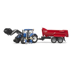 Tracteur Bruder NEW HOLLAND T7.315 avec chargeur frontal