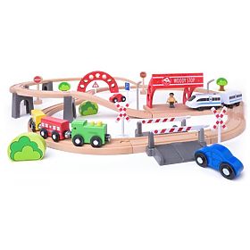 Train avec locomotive électrique