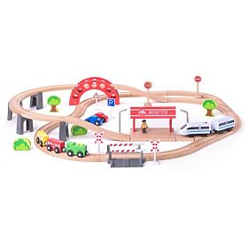 Train avec locomotive électrique
