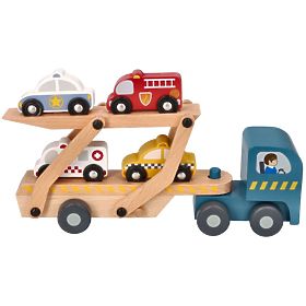 Transporteur avec voitures de secours