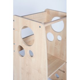 Tour d'apprentissage Montessori Anneaux décor Woody, Ourbaby
