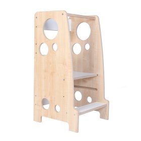 Tour d'apprentissage Montessori moderne avec anneaux, Ourbaby®