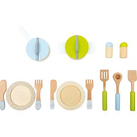Ustensiles de cuisine en bois Small Foot Basic