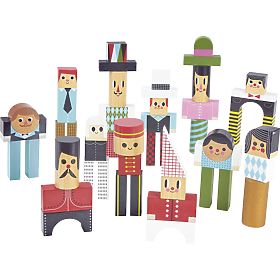 Vilac Blocs en bois personnages