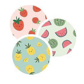 Vilac Ensemble de 3 valisettes Fruits Délicieux Sarah Betz, Vilac