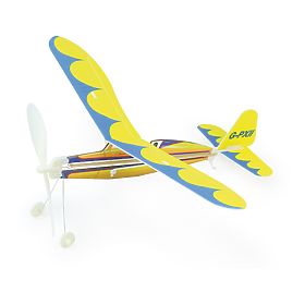 Vilac Kit avion avec hélice à remonter 1 pièce jaune, Vilac