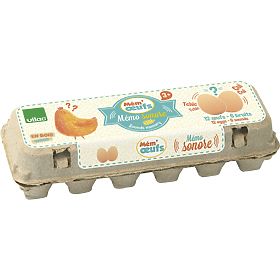 Vilac Oeuf sonore en bois pexeso