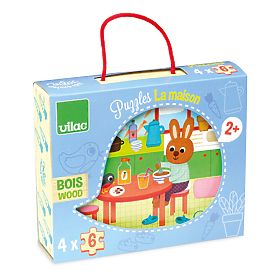 Vilac Puzzle en bois Maison, Vilac