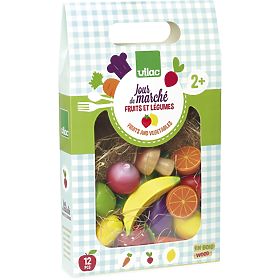 Vilac Service à fruits et légumes en bois