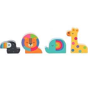 Vilac Train coloré d'animaux Andy Westface