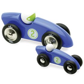 Vilac Voiture de course GM bleue, Vilac