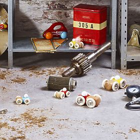 Vilac Voiture en bois GM rouge