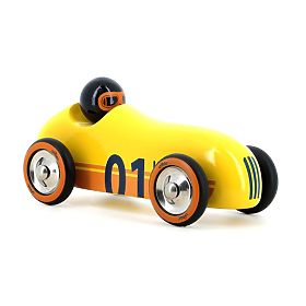Vilac Voiture en bois Old Sport Compet jaune, Vilac