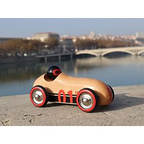 Vilac Voiture en Bois Old Sport Compet Naturel