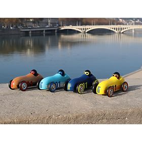 Vilac Voiture en bois Old Sport Compet turquoise