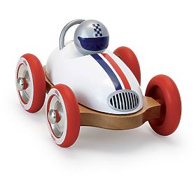 Vilac Voiture en bois Roadster vintage blanche, Vilac