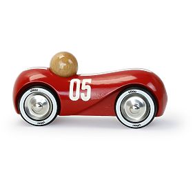 Vilac Voiture en bois Streamline vintage rouge, Vilac