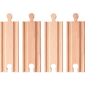 Voies ferrées - ensemble de 4 pièces de 11 cm