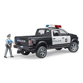 Voiture de police Bruder RAM avec policier