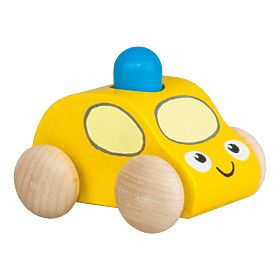 Voiture à sifflet avec gyrophare 1 pièce jaune