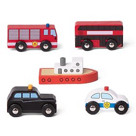 Bigjigs Rail Ville Voitures