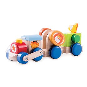 Wonderworld Train en Bois Safari