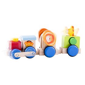 Wonderworld Train en Bois Safari