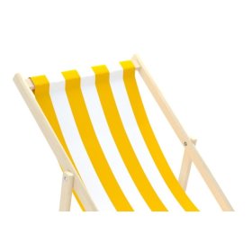 Chaise de plage Stripes - jaune-blanc, Chill Outdoor