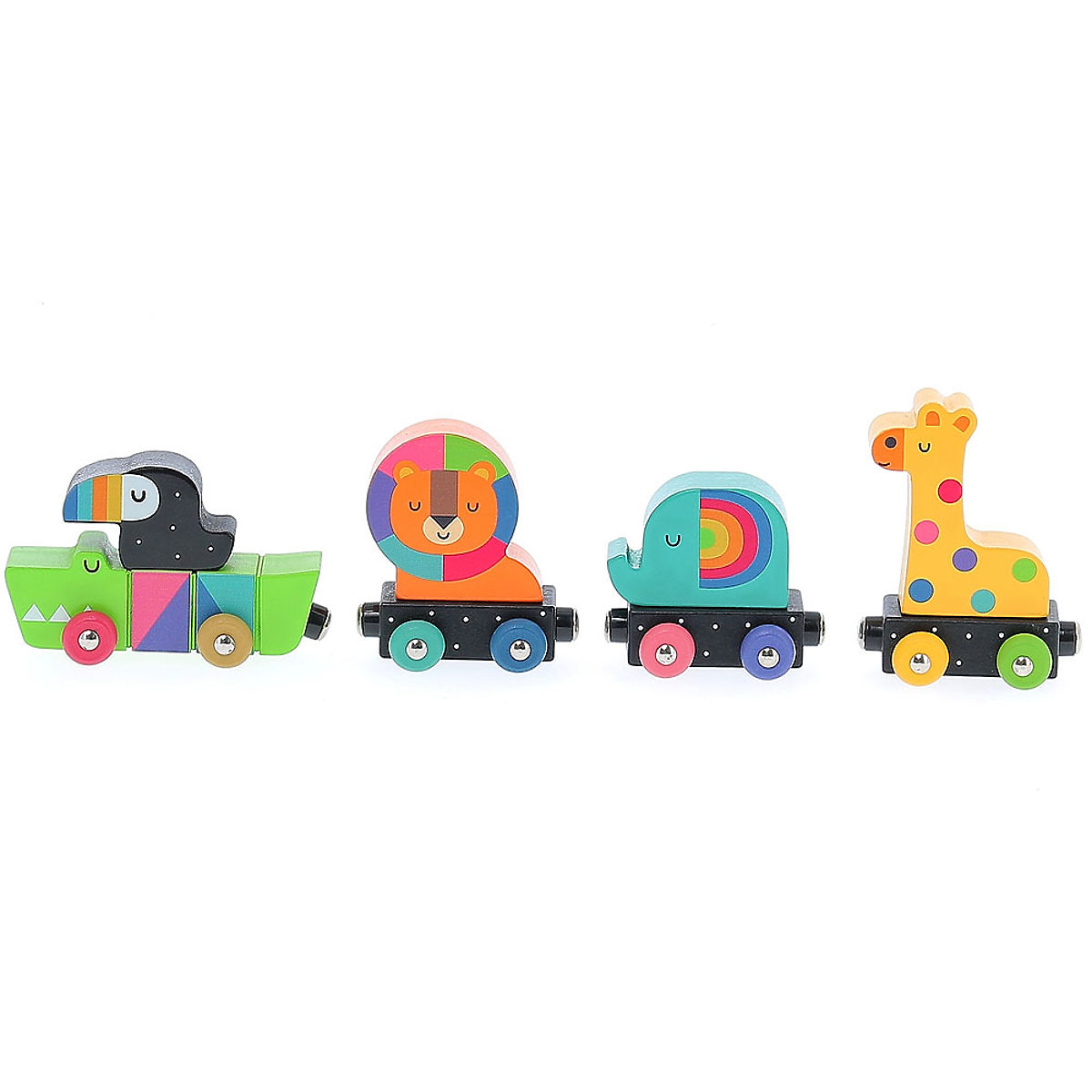 Vilac Train coloré d'animaux Andy Westface